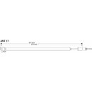 Innen & Aussen Radio Antenne FM 255-880 mm