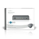 Optischer Audio schalter | 4-Port  -  4x TosLink-Eingang | 1x TosLink-Ausgang