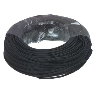 Stereo-Audiokabel auf Rolle 2x 0.08 mm² 100 m Schwarz