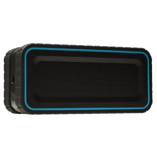 Bluetooth Lautsprecher 2.0 Explorer 12 W Eingebautes Mikrofon Schwarz/Blau