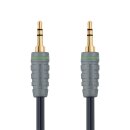 Stereo-Audiokabel 3.5 mm male - 3.5 mm male 1.00 m Blau