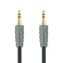 Stereo-Audiokabel 3.5 mm male - 3.5 mm male 5.00 m Blau