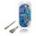 Subwoofer-Audiokabel RCA male - 2x RCA male 3.00 m Blau