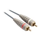 Stereo-Audiokabel 2x RCA male - 2x RCA male 0.50 m Blau