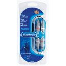 Stereo-Audiokabel 2x RCA male - 2x RCA male 0.50 m Blau