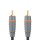 Digital-Audio-Kabel RCA male - RCA male 1.00 m Blau
