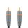 Digital-Audio-Kabel RCA male - RCA male 2.00 m Blau