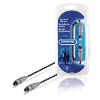 Digital-Audio-Kabel Toslink male - Toslink male 2.00 m Blau