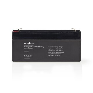 Bleiakku Gel Batterie Akku Wiederaufladbare Batterie 6 V 3,2 Ah 3200 mAh Bleisäure