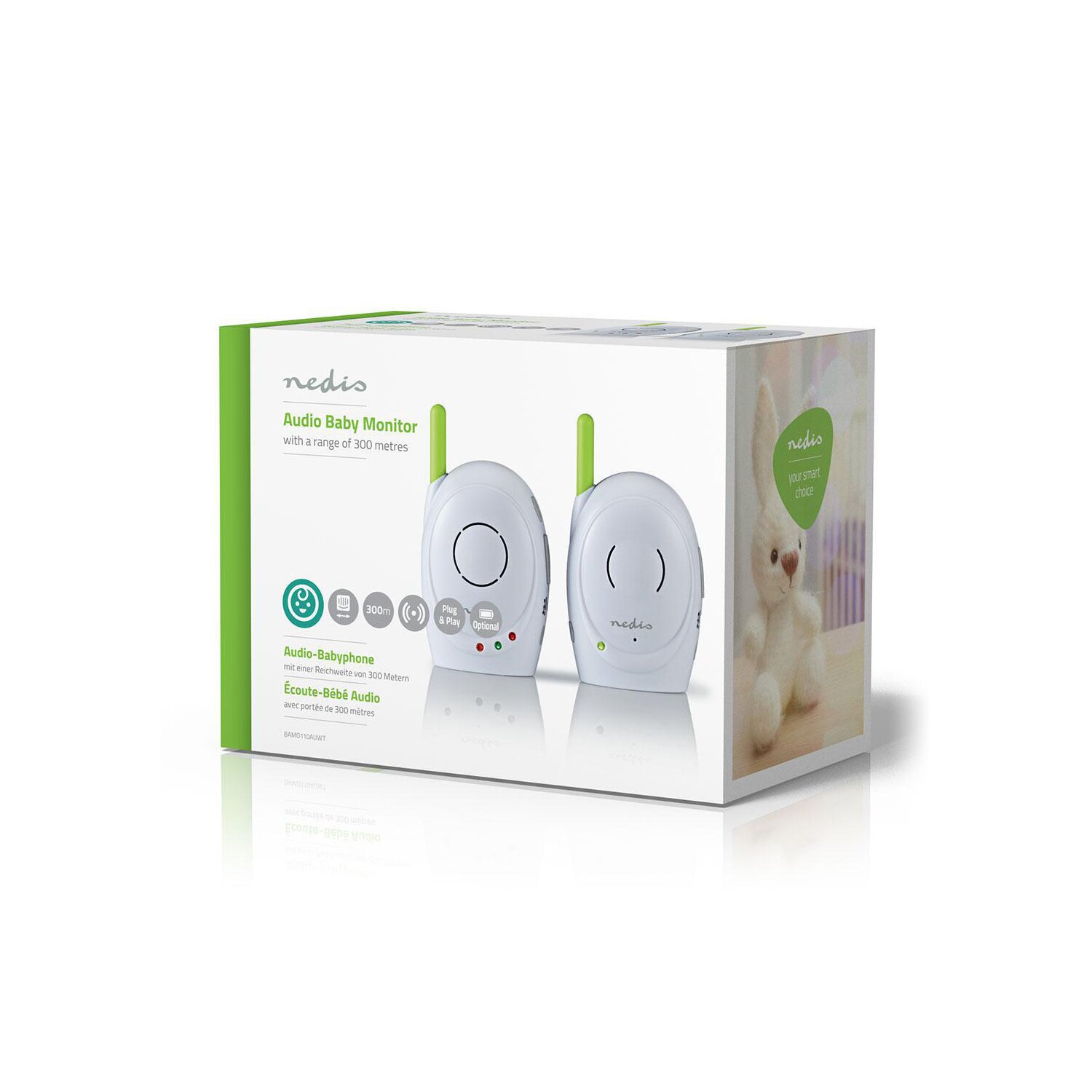 Audio Babyphone | 2,4 GHz | Gegensprechfunktion Audio Babyphone | 2,4 GHz | Gegensprechfunktion