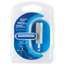 Mono-Audio-Adapter 3.5 mm male - 6.35 mm female Grau