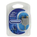 Stereo-Audio-Adapter 3.5 mm male - 2x RCA female Grau