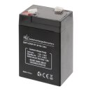 Wiederaufladbare Blei-Säure-Batterie 6 V 4000 mAh 70 mm x 47 mm x 101 mm