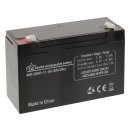 Wiederaufladbare Blei-Säure-Batterie 6 V 10000 mAh 151 mm x 50 mm x 95 mm