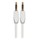 Stereo-Audiokabel 3.5 mm male - 3.5 mm male 1.00 m Weiss