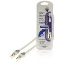 Stereo-Audiokabel 3.5 mm male - 3.5 mm male 3.00 m Weiss