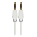 Stereo-Audiokabel 3.5 mm male - 3.5 mm male 3.00 m Weiss