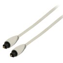 Digital-Audio-Kabel Toslink male - Toslink male 1.00 m Weiss