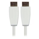 High Speed HDMI Kabel mit Ethernet HDMI Anschluss - HDMI Anschluss 1.00 m Weiss