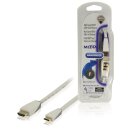 High Speed HDMI Kabel mit Ethernet HDMI Anschluss - HDMI Mini Stecker 1.00 m Weiss