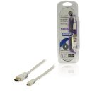 High Speed HDMI Kabel mit Ethernet HDMI Anschluss - HDMI Micro Stecker 2.00 m Weiss