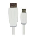 High Speed HDMI Kabel mit Ethernet HDMI Anschluss - HDMI Micro Stecker 2.00 m Weiss