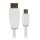 High Speed HDMI Kabel mit Ethernet HDMI Anschluss - HDMI Micro Stecker 2.00 m Weiss