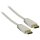 Displayport-Kabel Displayport male - Displayport male 1.00 m Weiss