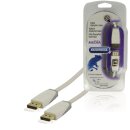 Displayport-Kabel Displayport male - Displayport male 2.00 m Weiss