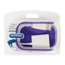 Displayport-Kabel Displayport male - DVI-I 24+5-pol. Buchse 0.20 m Weiss