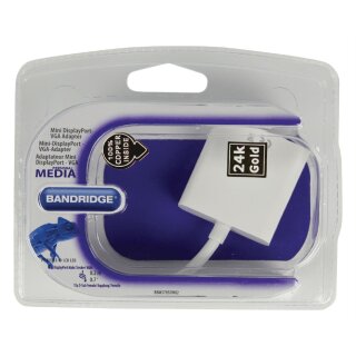 Mini Displayport-Kabel Mini Displayport Stecker - VGA female 0.20 m Weiss