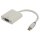 Mini Displayport-Kabel Mini Displayport Stecker - VGA female 0.20 m Weiss
