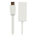 MHL-Kabel USB Micro B 5-pol. male - HDMI-Ausgang + USB Micro-B-Stecker 0.20 m Weiss