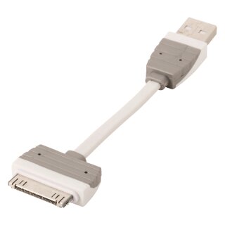 Sync und Ladekabel Apple Dock 30-pin - USB A male 0.10 m Weiss