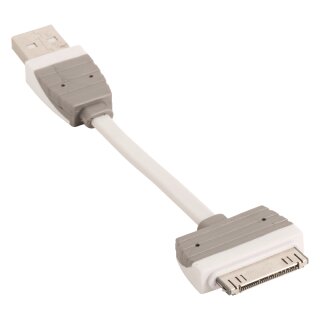 Sync und Ladekabel Apple Dock 30-pin - USB A male 0.10 m Weiss