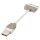 Sync und Ladekabel Apple Dock 30-pin - USB A male 0.10 m Weiss