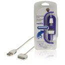 Sync und Ladekabel Apple Dock 30-pin - USB A male 1.00 m Weiss