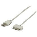 Sync und Ladekabel Apple Dock 30-pin - USB A male 1.00 m Weiss