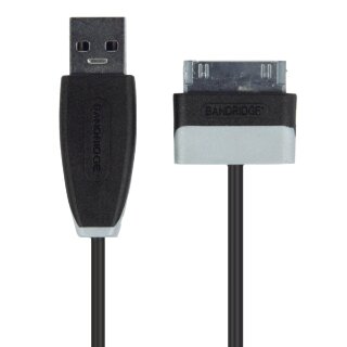 Sync und Ladekabel Samsung 30-pol. male - USB A male 1.00 m Schwarz