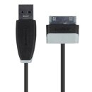 Sync und Ladekabel Samsung 30-pol. male - USB A male 2.00 m Schwarz