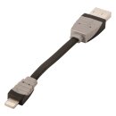 Sync und Ladekabel Apple Lightning - USB A male 0.10 m Schwarz