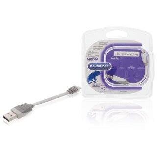 Sync und Ladekabel Apple Lightning - USB A male 0.10 m Weiss