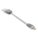 Sync und Ladekabel Apple Lightning - USB A male 0.10 m Weiss