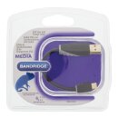 USB 2.0 Kabel USB A male - Micro-B male rund 0.10 m Schwarz
