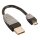 USB 2.0 Kabel USB A male - Micro-B male rund 0.10 m Schwarz