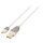 USB 2.0 Kabel USB A male - Micro-B male rund 3.00 m Weiss