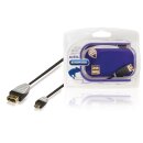 USB 2.0 Kabel Micro-B male - USB A female 0.20 m Schwarz