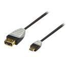 USB 2.0 Kabel Micro-B male - USB A female 0.20 m Schwarz