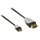 USB 2.0 Kabel Micro-B male - USB A female 0.20 m Schwarz
