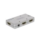 4-Port Ultra HD HDMI Schalter Silber